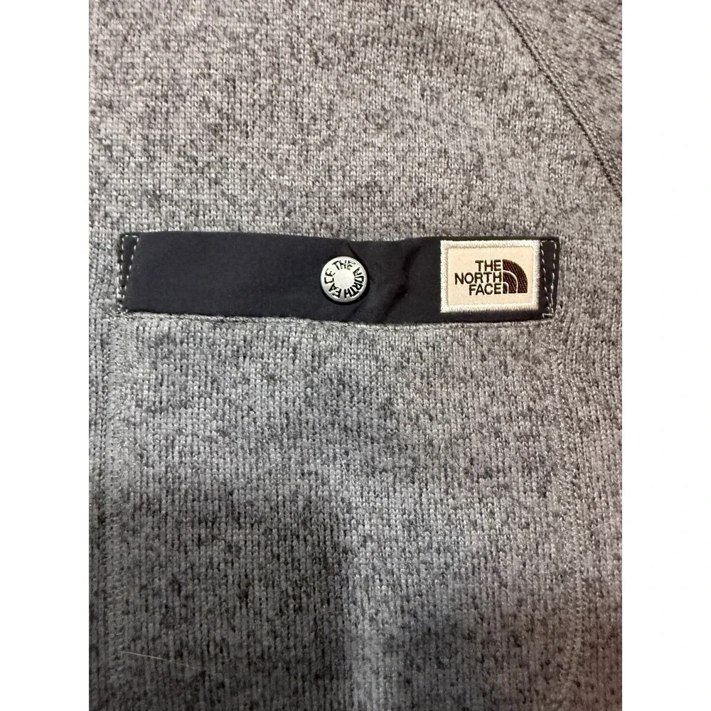 The North Face Fleece Medium Gordon Lyons Full Zip Sweater Fleece Mens Gray